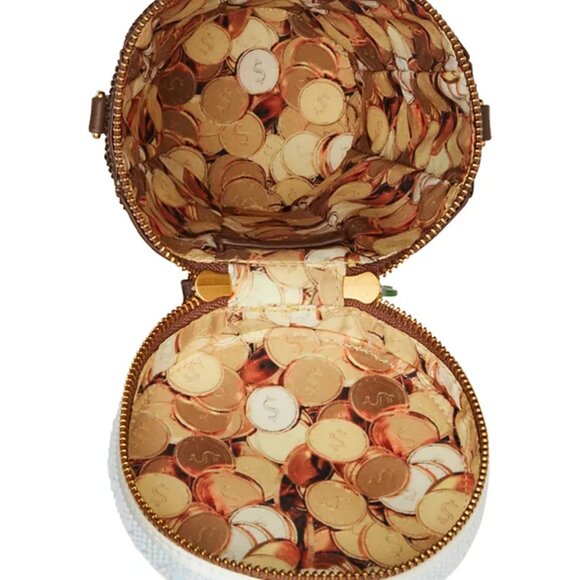 Betsey Johnson Kitsch Saucy Stout Small Crossbody Bag St. Patty's Day NWT - Picture 8 of 11